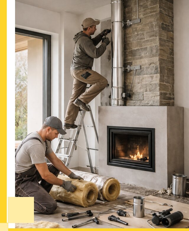 Монтаж дымоходов для каминов в Павловском Посаде от 15243 р. ЭриданПвл