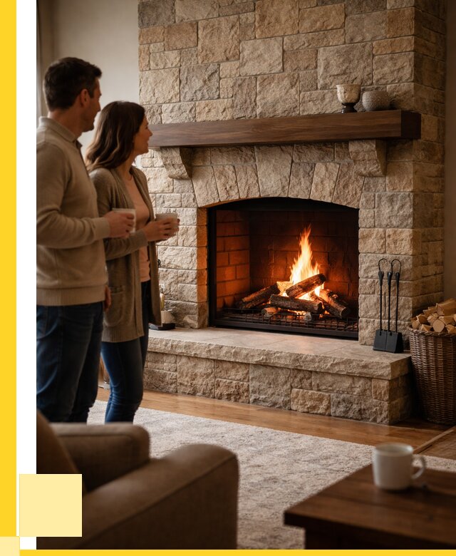 Каменные камины на заказ в Павловском Посаде от 182916 р. | ЭриданПвл