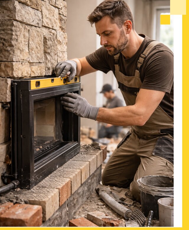 Дровяные камины под ключ в Павловском Посаде: монтаж, обустройство