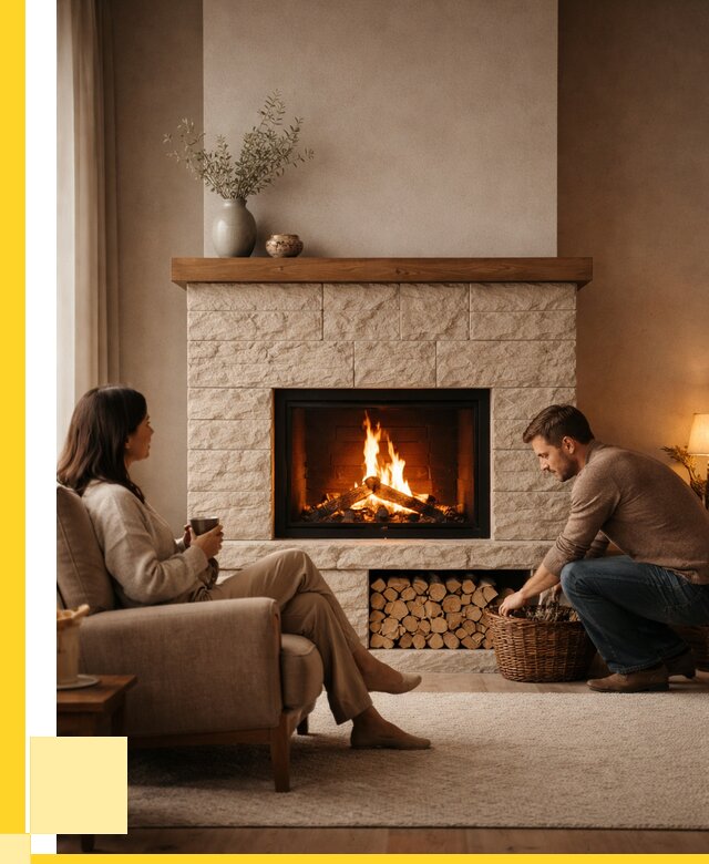 Камины для дома в Павловском Посаде под ключ от 152430 р. | ЭриданПвл