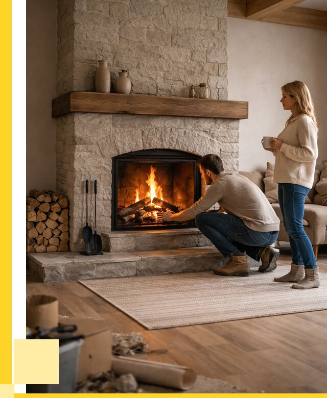 Камины для загородного дома в Павловском Посаде от 355670 р., ЭриданПвл