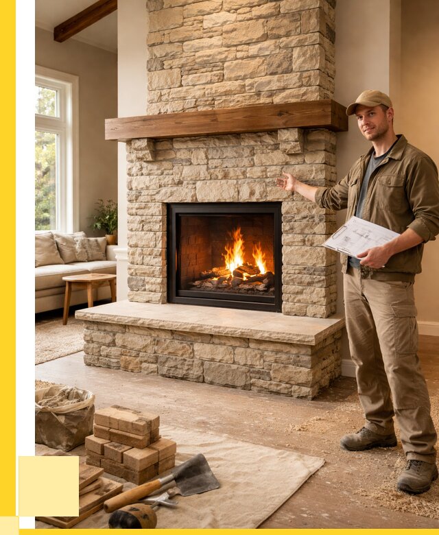 Камины под ключ в Павловском Посаде от 182916 р. | ЭриданПвл — установка