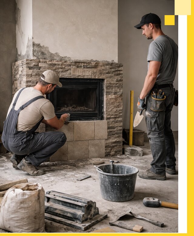 Камины под ключ в Павловском Посаде: проект, изготовление и монтаж