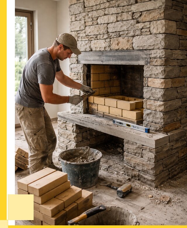 Кладка каминов и камина в Павловском Посаде от 25405 р. ЭриданПвл