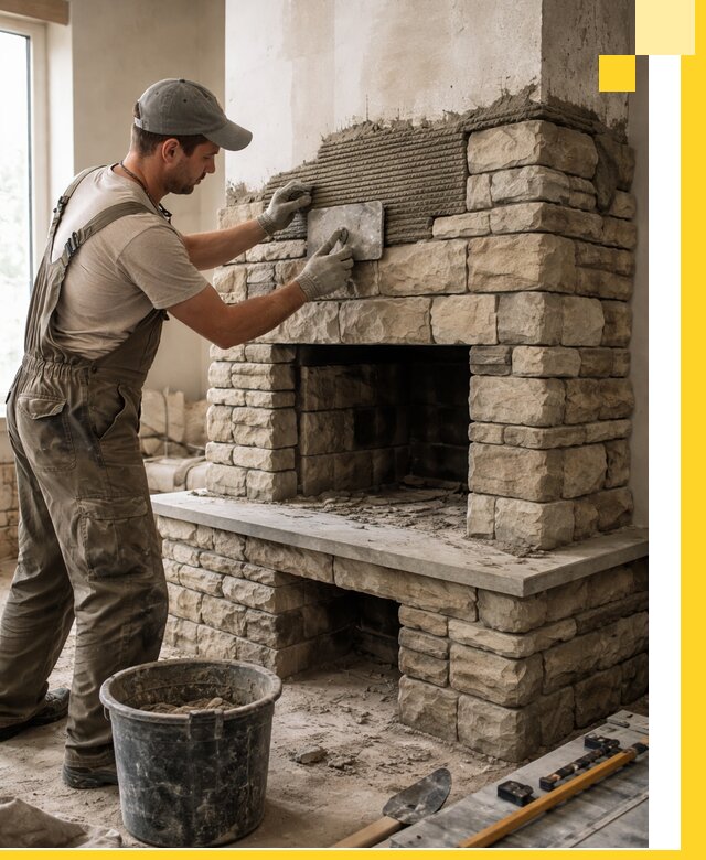 Строительство каминов под ключ в Павловском Посаде от проектирования до монтажа