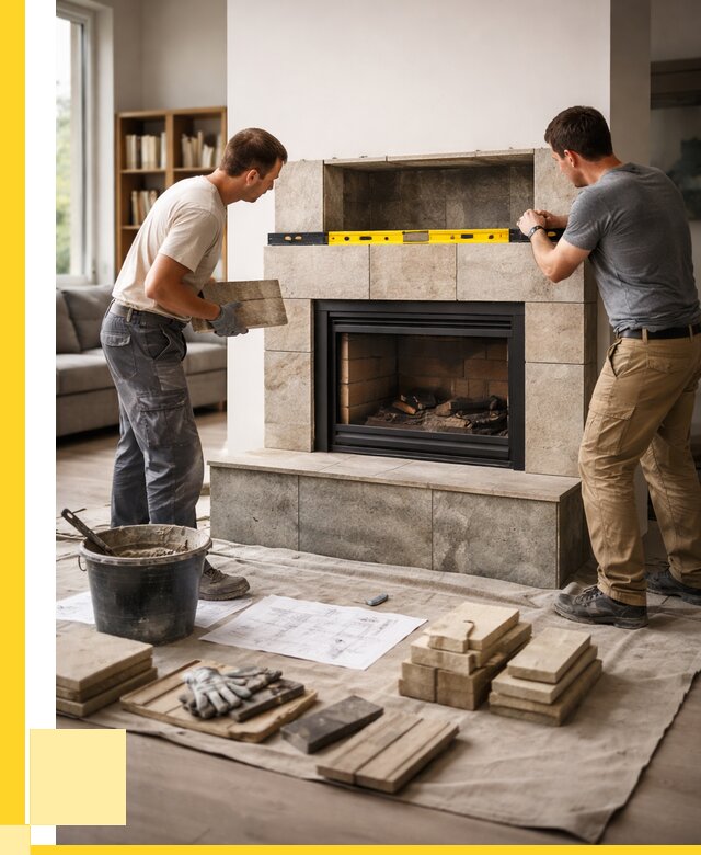 Монтаж каминов и установка в Павловском Посаде от 45729 р. | ЭриданПвл