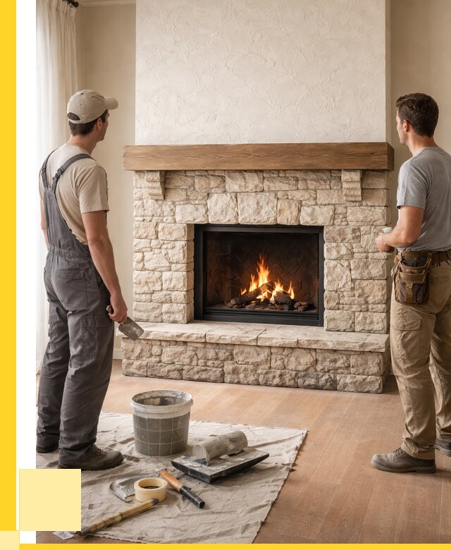 Отделка каминов в Павловском Посаде от 6605 р. под ключ | ЭриданПвл