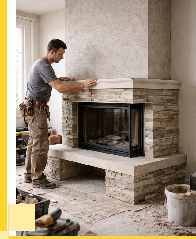 Изготовление каминов под ключ в Павловском Посаде от 152430 р. | ЭриданПвл