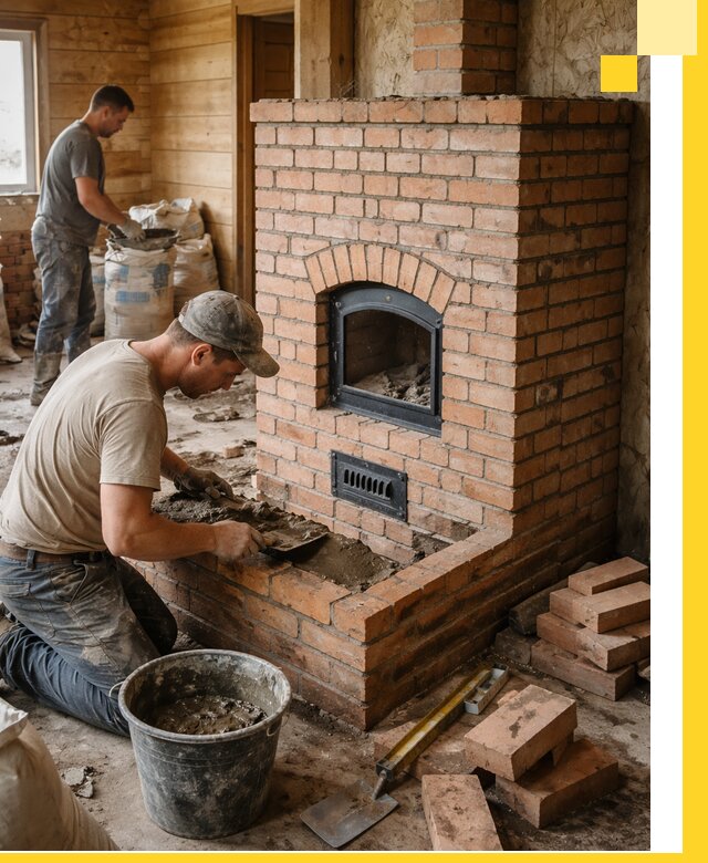 Профессиональное строительство печей в Павловском Посаде под ключ