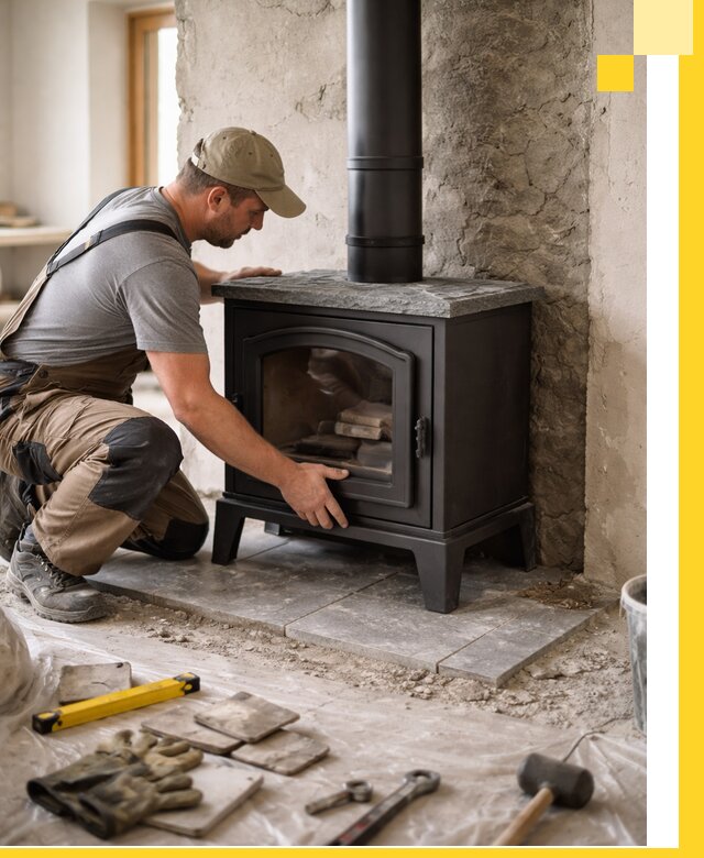 Профессиональный монтаж печей и каминов в Павловском Посаде под ключ