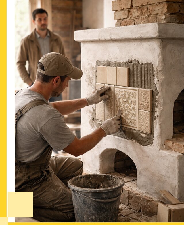 Отделка печей и банных печей в Павловском Посаде от 35567 р. | ЭриданПвл