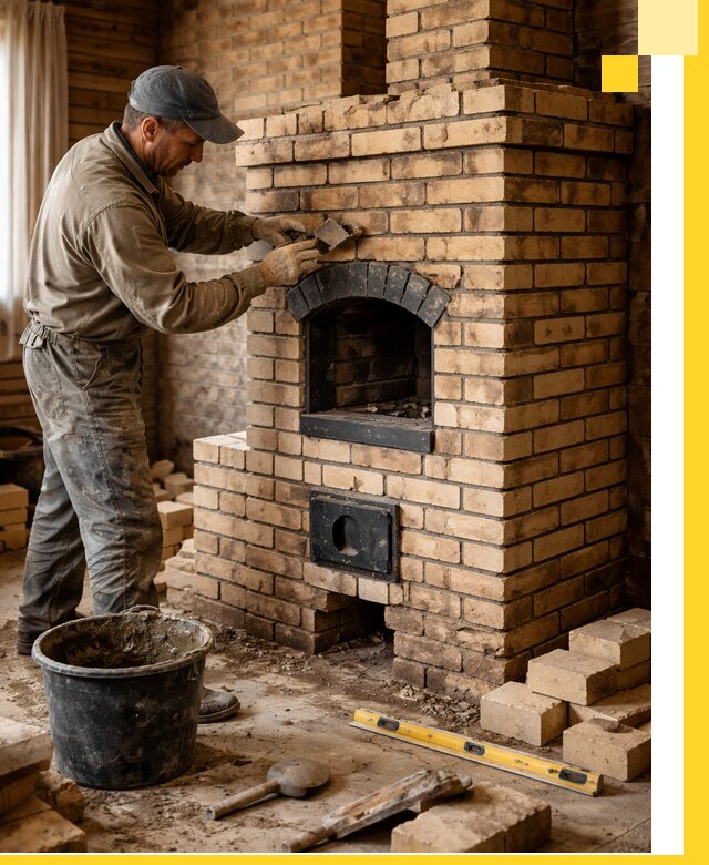 Кирпичные печи под ключ в Павловском Посаде: проектирование и кладка