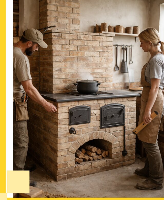 Варочно отопительные печи в Павловском Посаде от 91458 р. | ЭриданПвл