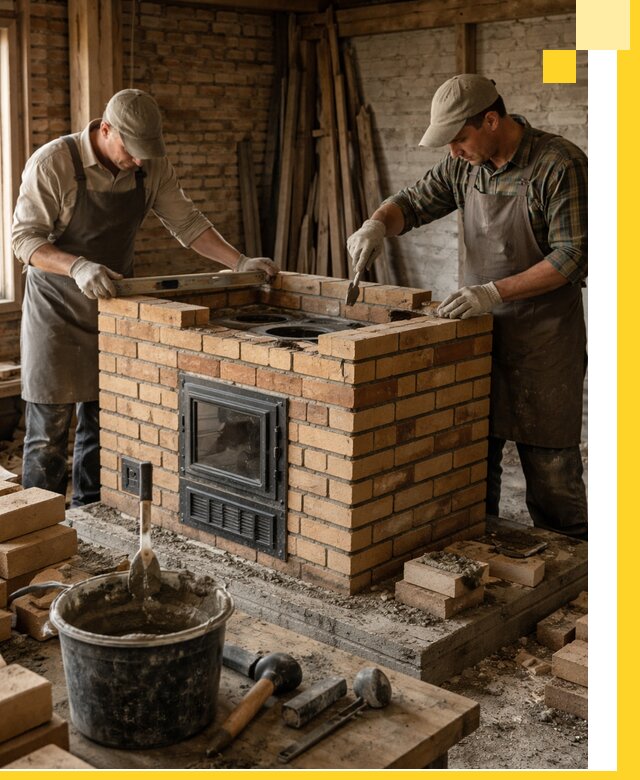 Изготовление и установка варочных печей под ключ в Павловском Посаде