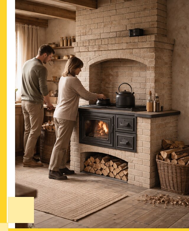 Печи с плитой в Павловском Посаде от 45729 р. | ЭриданПвл — кирпичная печь