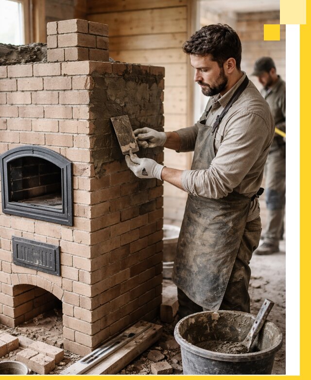 Изготовление и установка печей-шведок под ключ в Павловском Посаде