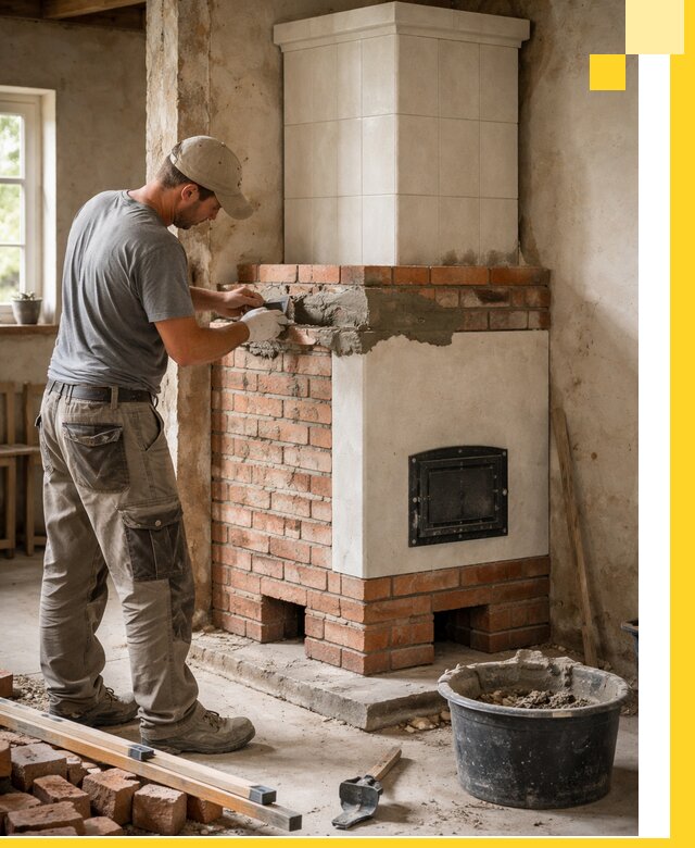 Изготовление и установка печей-голландок под ключ в Павловском Посаде