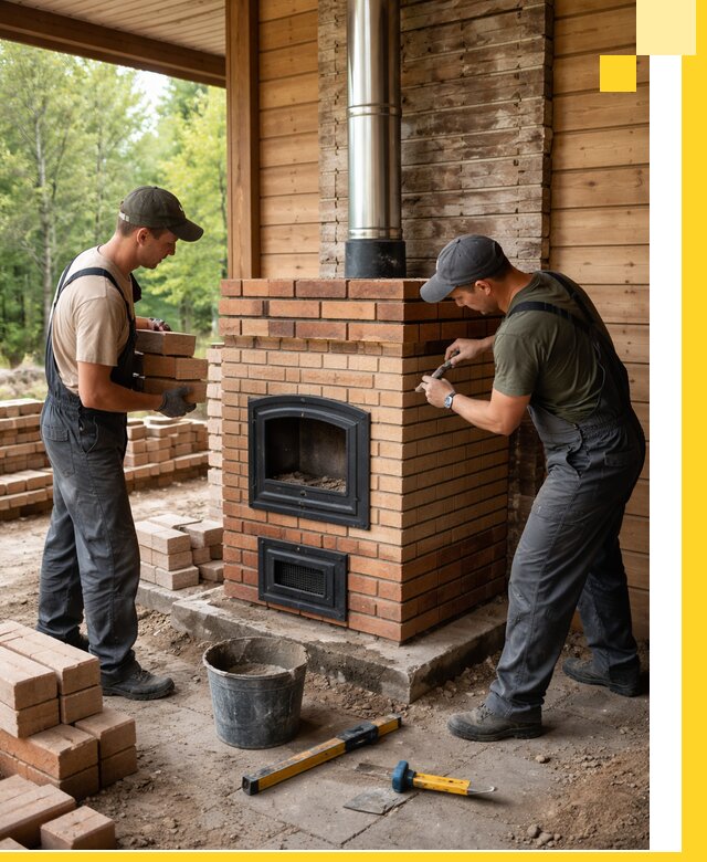Производство и установка дачных печей под ключ в Павловском Посаде