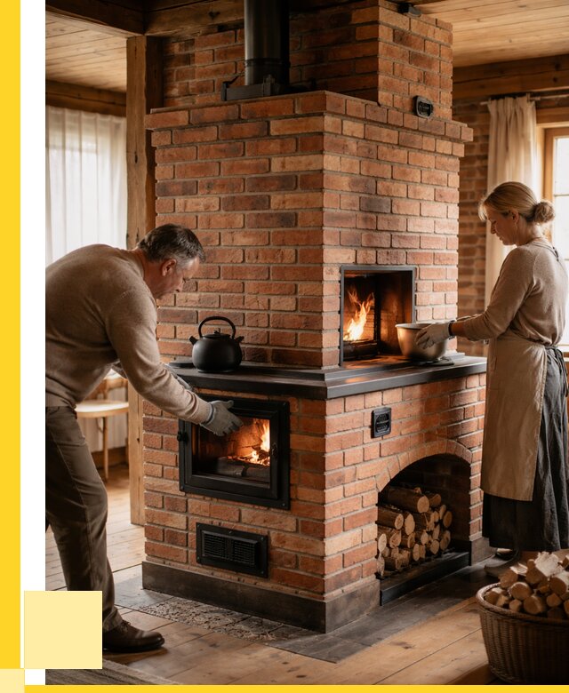 Печи для загородного дома под ключ в Павловском Посаде от 81296 р. | ЭриданПвл