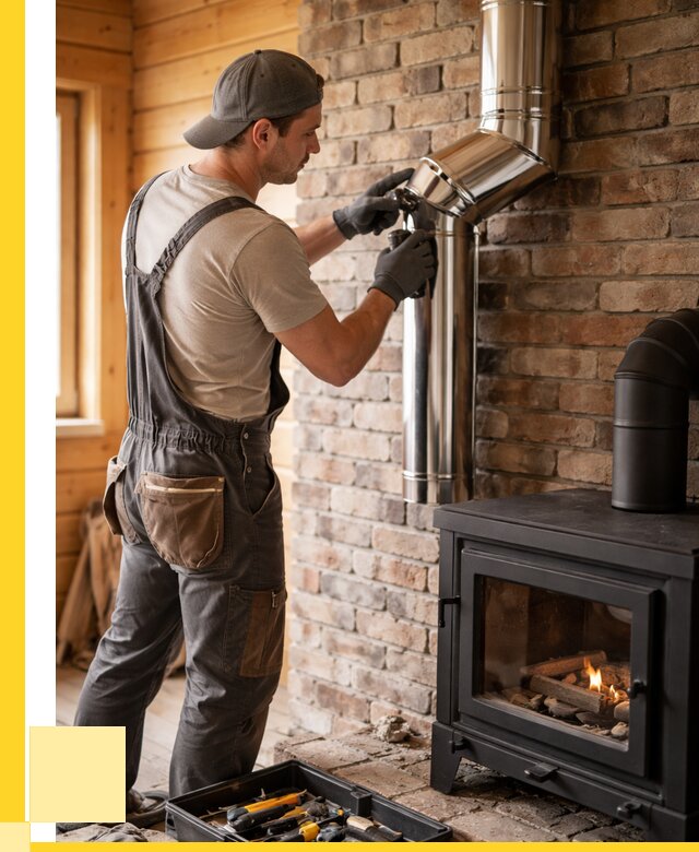 Монтаж дымоходов для печей в Павловском Посаде от 7622 р. | ЭриданПвл