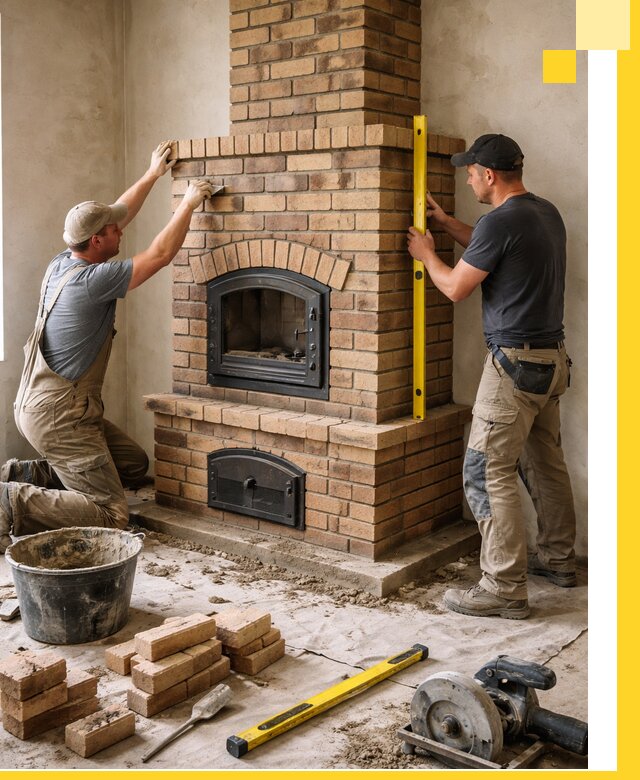 Продажа и установка печей и каминов для дома под ключ в Павловском Посаде