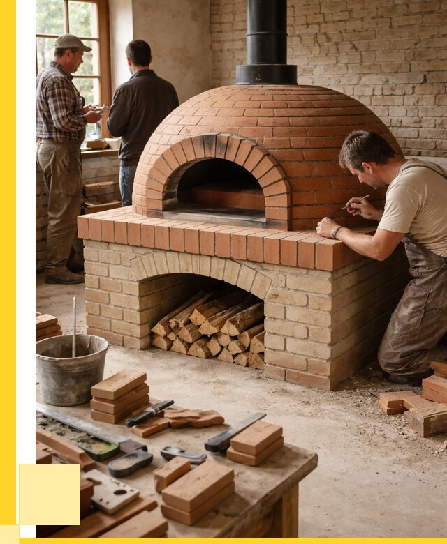 Помпейская печь дровяная для пиццы в Павловском Посаде | ЭриданПвл от 203240 р.