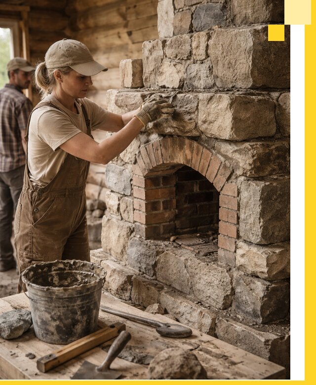 Каменные печи на заказ и монтаж в Павловском Посаде, долговечные решения