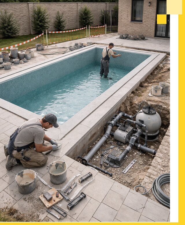 Строительство бассейнов под ключ в Павловском Посаде: проекты и монтаж