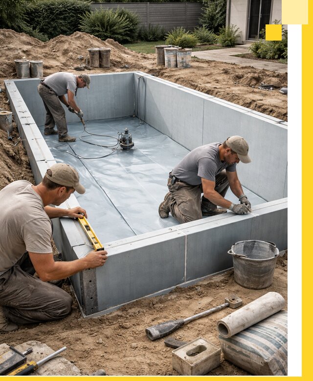 Профессиональный монтаж бассейнов под ключ в Павловском Посаде с гарантией