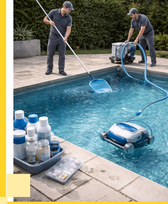 Чистка бассейнов в Павловском Посаде роботами, от 4573 р. | ЭриданПвл