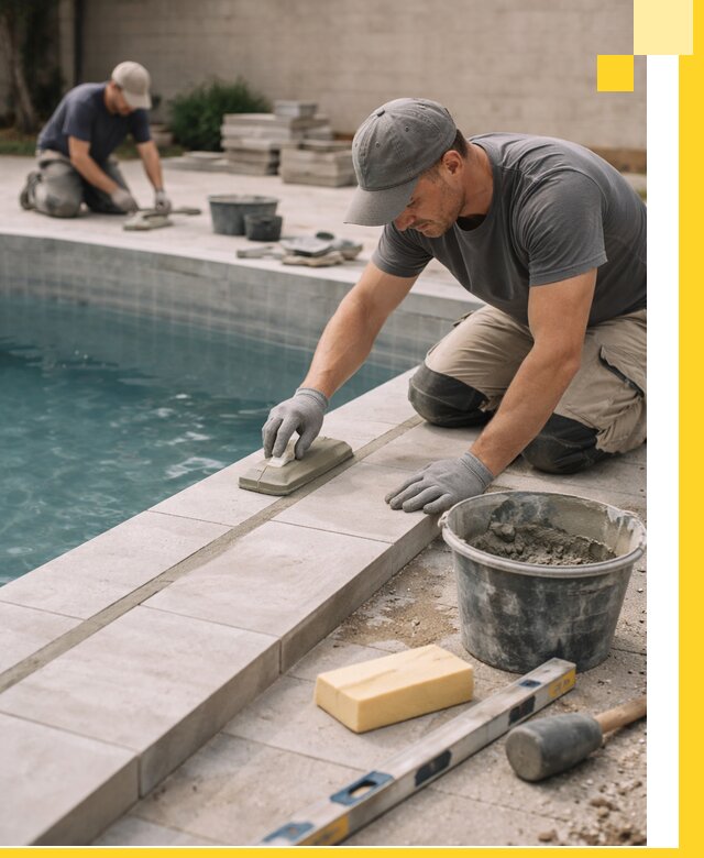 Отделка бассейнов в Павловском Посаде: декоративная отделка и гидроизоляция