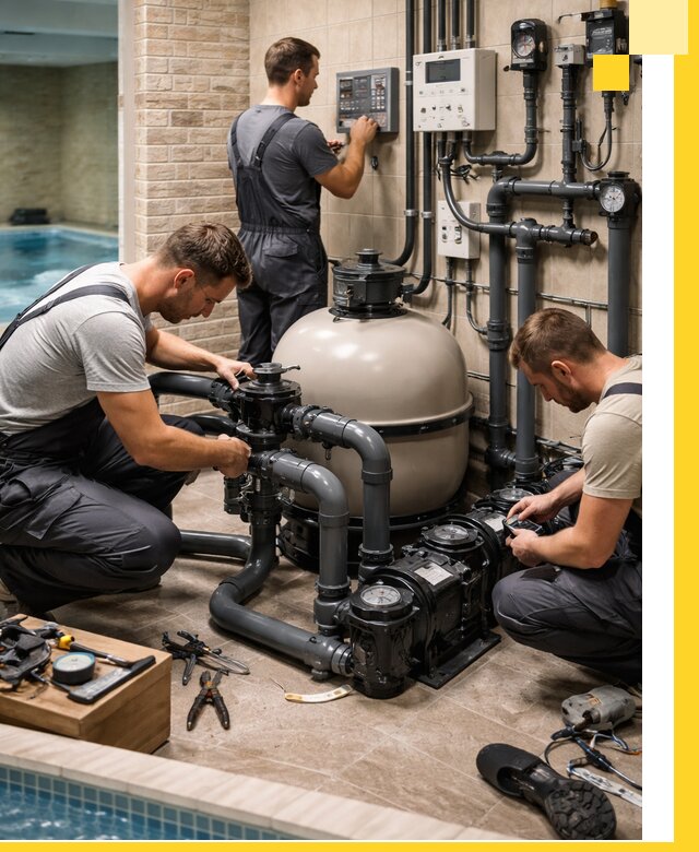 Комплексное оборудование для бассейнов под ключ в Павловском Посаде