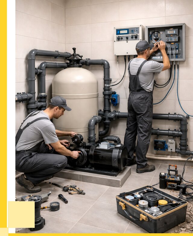 Монтаж оборудования для бассейнов в Павловском Посаде от 40648 р. | ЭриданПвл