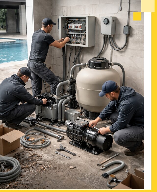 Профессиональный монтаж оборудования для бассейнов в Павловском Посаде