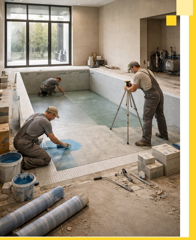 Проект и строительство закрытых бассейнов в Павловском Посаде под ключ