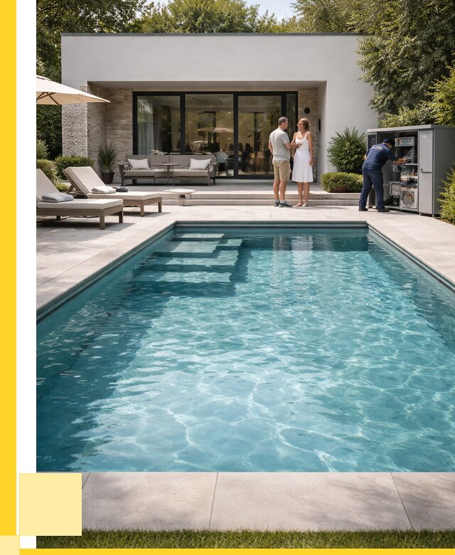 Бассейн в доме в Павловском Посаде под ключ от 1219440 р. | ЭриданПвл