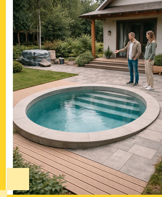 Бассейн на даче под ключ в Павловском Посаде от 203240 р., ЭриданПвл