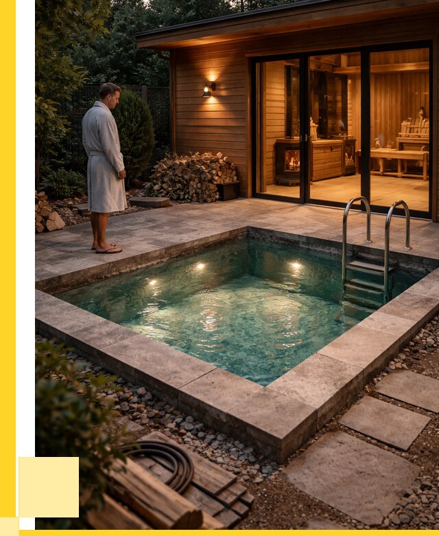 Бани с бассейном под ключ в Павловском Посаде от 96539 р. | ЭриданПвл