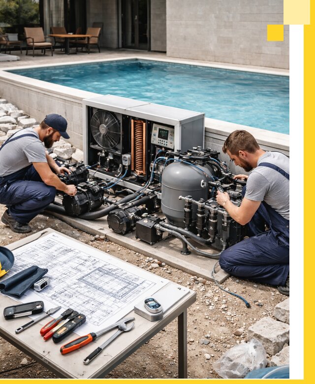 Проектирование и монтаж бассейнов с подогревом в Павловском Посаде