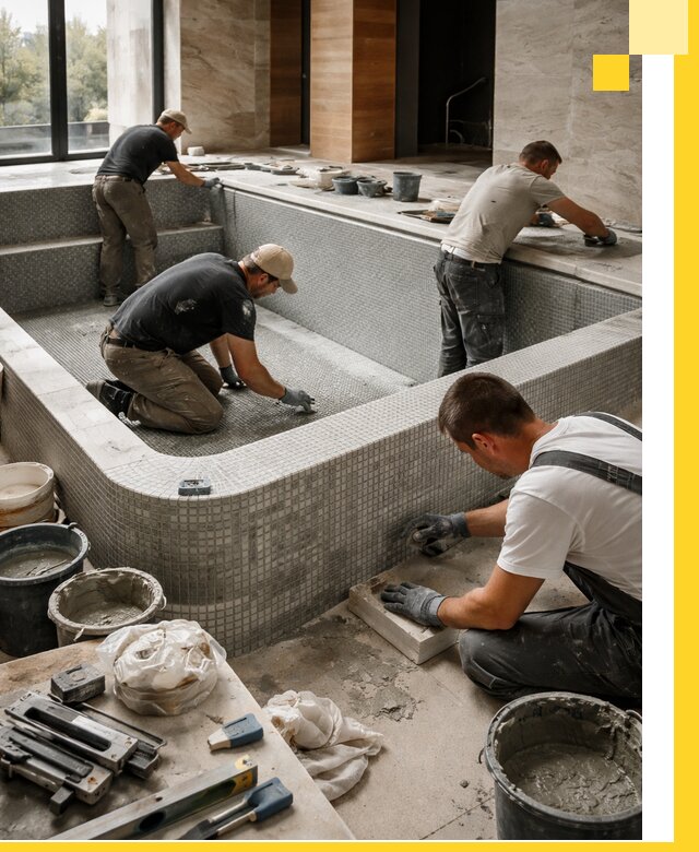 Строительство и установка СПА бассейнов под ключ в Павловском Посаде