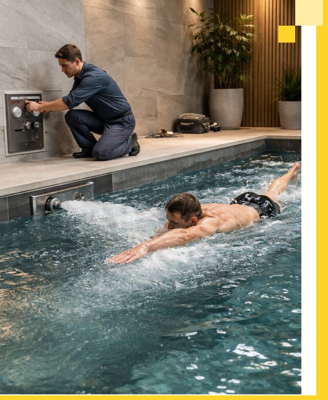 Проектирование и монтаж бассейнов с противотоком в Павловском Посаде