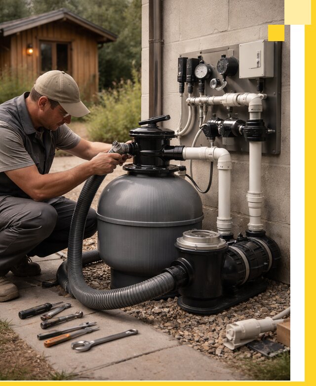 Продажа и монтаж фильтров и насосов для бассейнов в Павловском Посаде