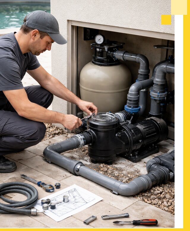 Поставка, монтаж и сервис насосов для бассейнов в Павловском Посаде