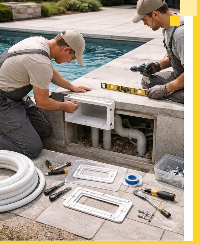 Поставка и установка скиммеров для бассейнов в Павловском Посаде