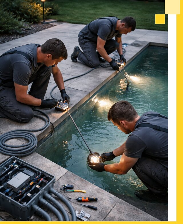 Профессиональное освещение бассейнов в Павловском Посаде: дизайн и монтаж