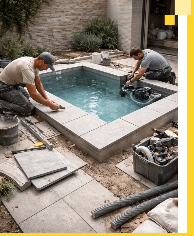 Мини бассейны под ключ в Павловском Посаде, дизайн и установка