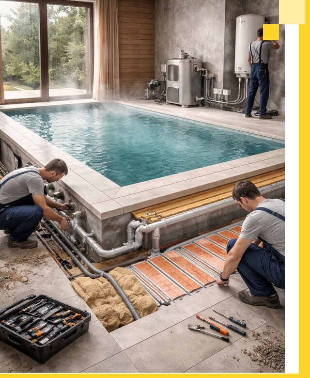 Проектирование и строительство тёплых бассейнов в Павловском Посаде