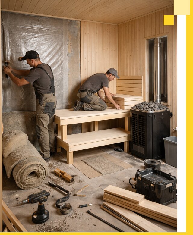 Проекты саун под ключ в Павловском Посаде дизайн и строительство