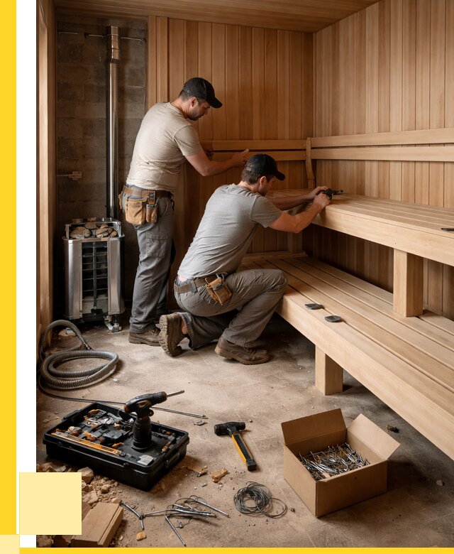 Монтаж саун под ключ в Павловском Посаде от 121944 р. | ЭриданПвл