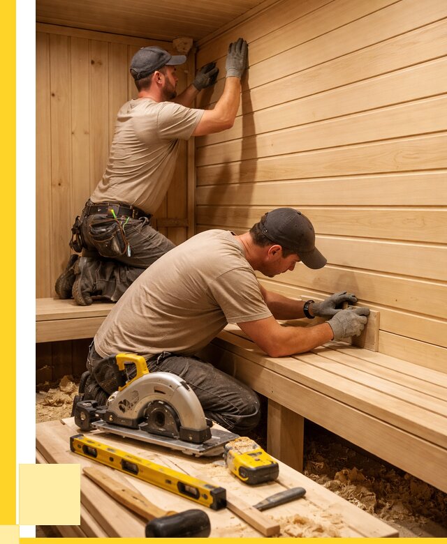 Обшивка саун вагонкой в Павловском Посаде от 2541 р. | ЭриданПвл